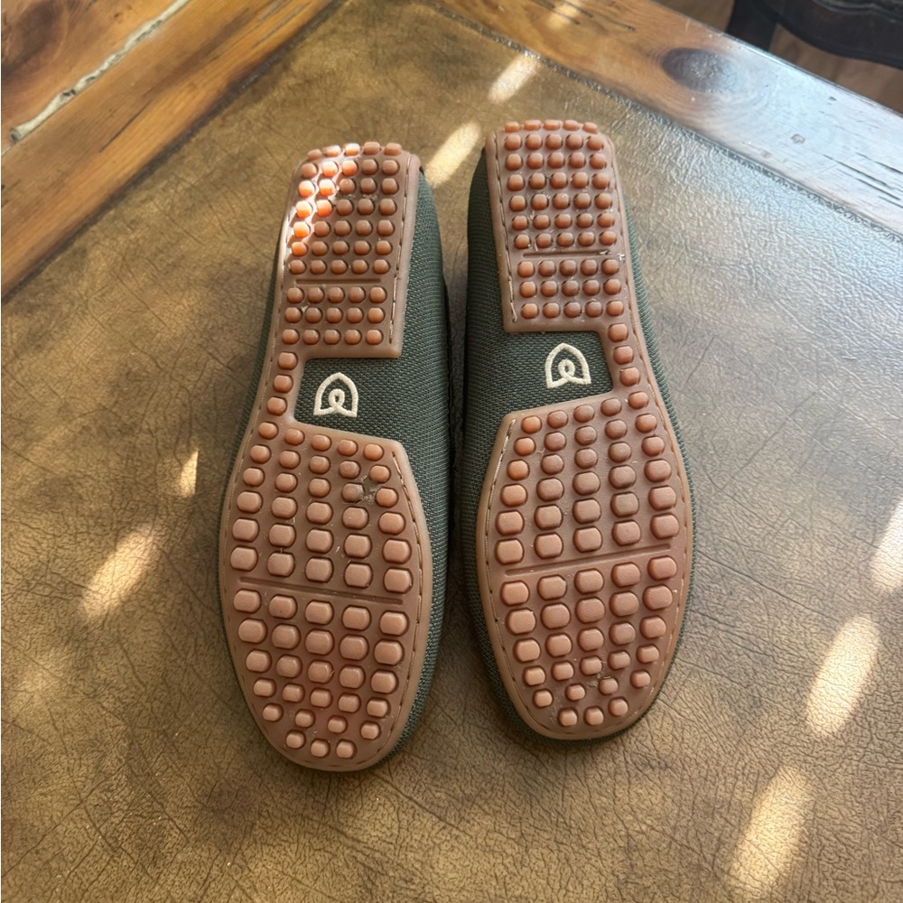 Rothy's Olive Green Women's Canvas Penny Loafers - Picture 3 of 3